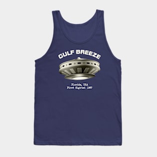 Gulf Breeze UFO Flying Saucer Tank Top